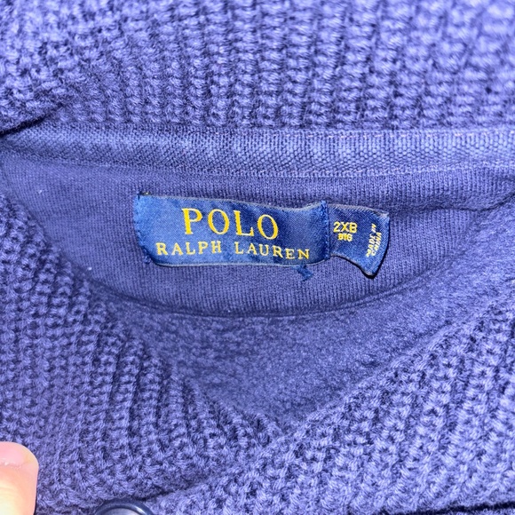 Polo Ralph Lauren Shawl Collar Neck Sweater - Picture 4 of 4